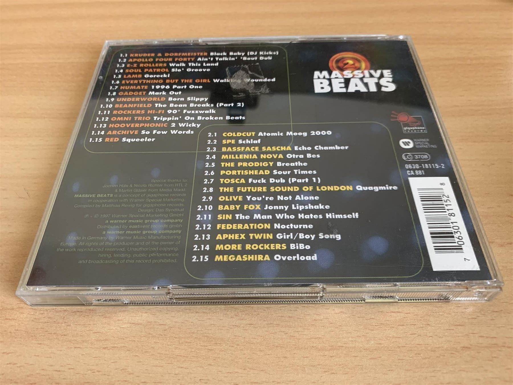 CD: Various – Massive Beats 2 - 2 CD – Usato da Rikon im Tösstal venduto da Alpenmutz 1