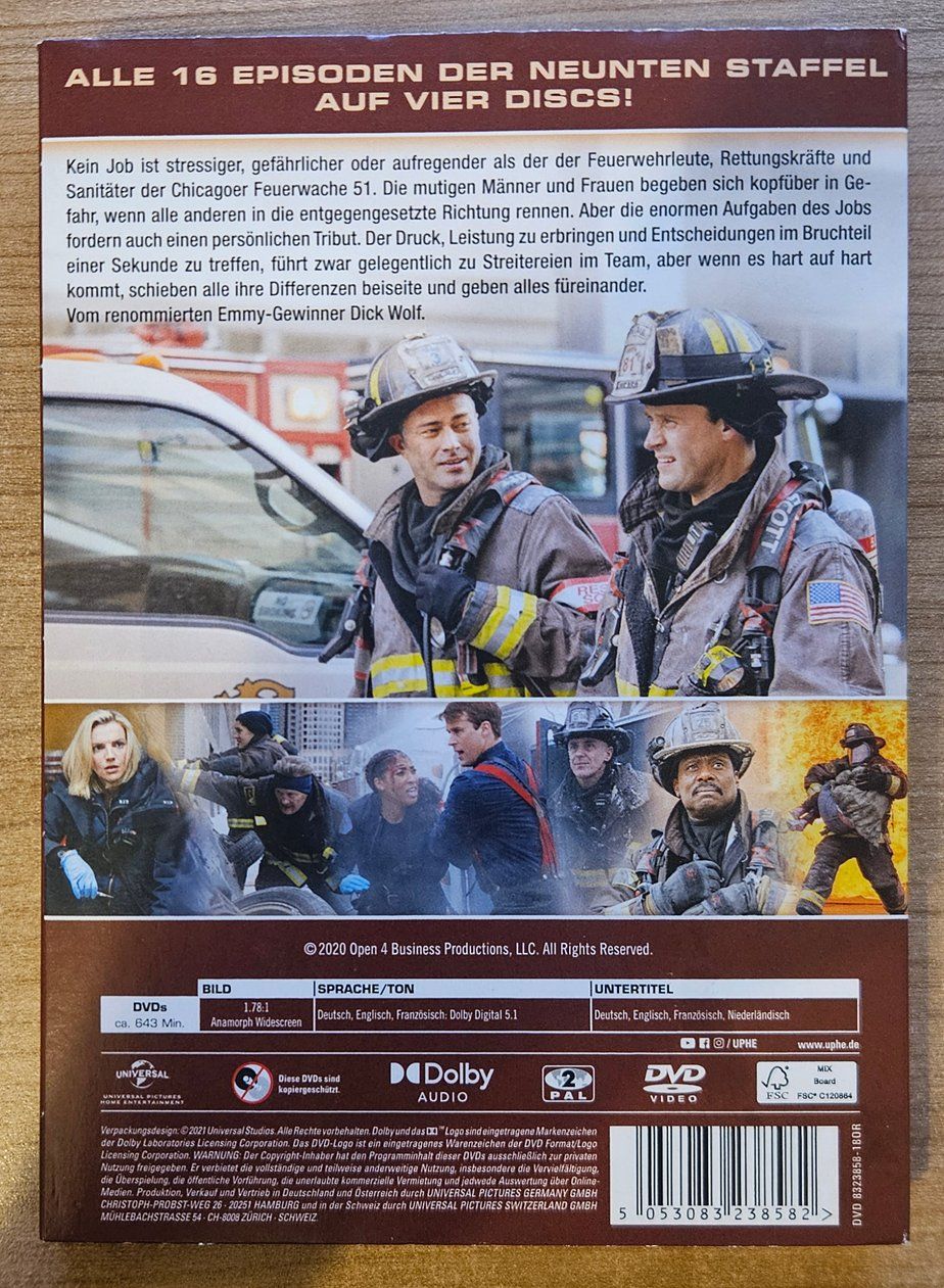 Tutti i DVDs: Chicago Fire - Staffel 9 – Usato da Winterthur venduto da Men_in_black 1