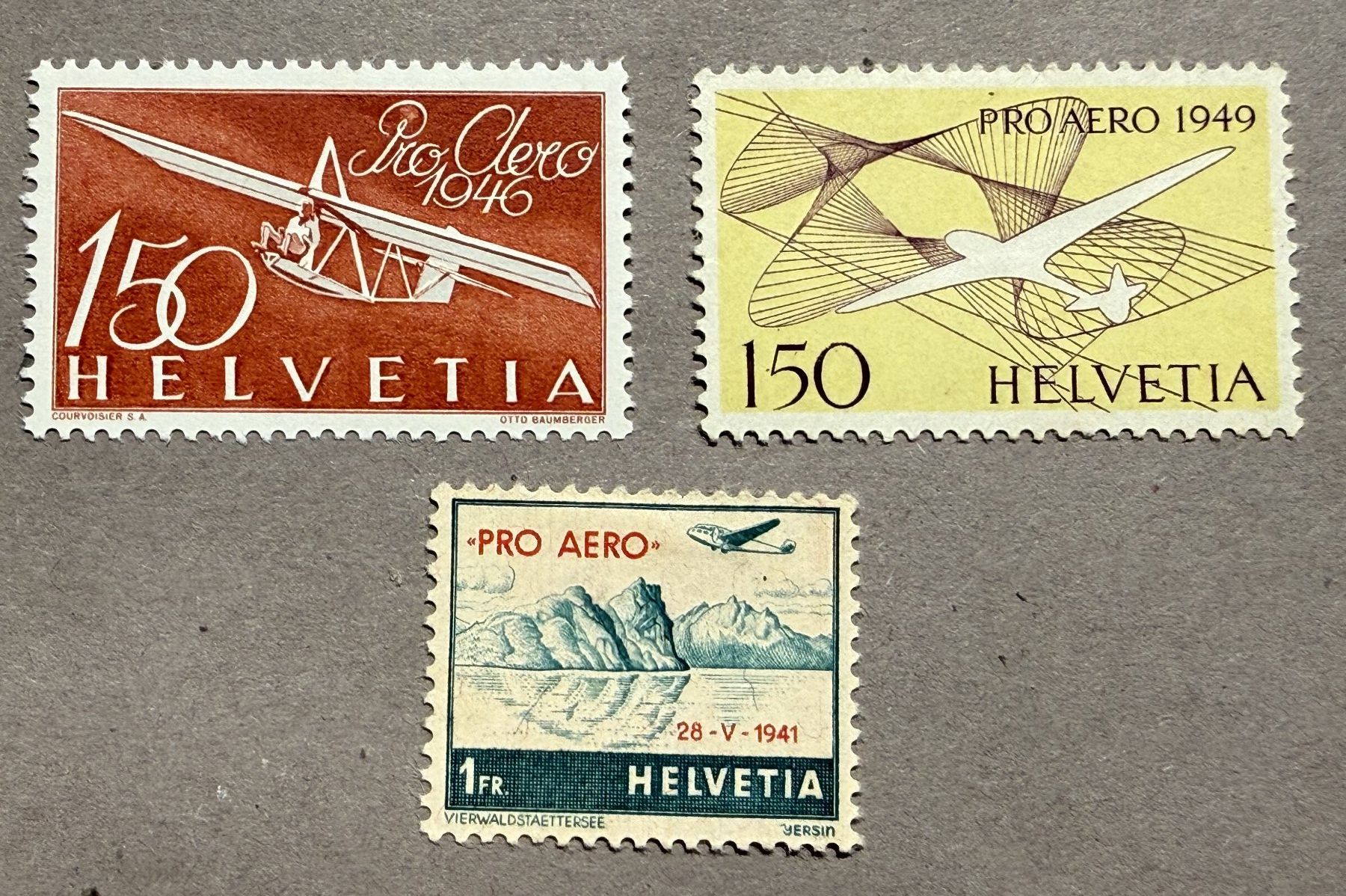 Alle Briefmarken: F39 + 41 + 45  postfrisch  SBK 138.- – Gebraucht aus Steinhausen von yukon26