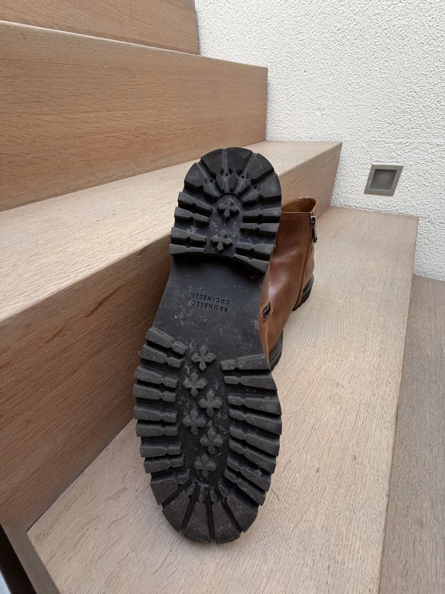 Brunello Cucinelli Herrenschuhe: Brunello Cucinelli Stiefeletten braun – Gebraucht aus Oberwil b. Zug von hallihallo12 5
