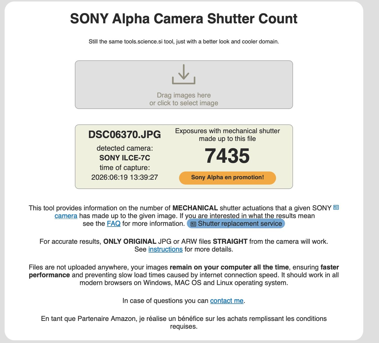Sony Fotocamera: Sony alpha 7C – Usato da Echandens venduto da wsurfer 6