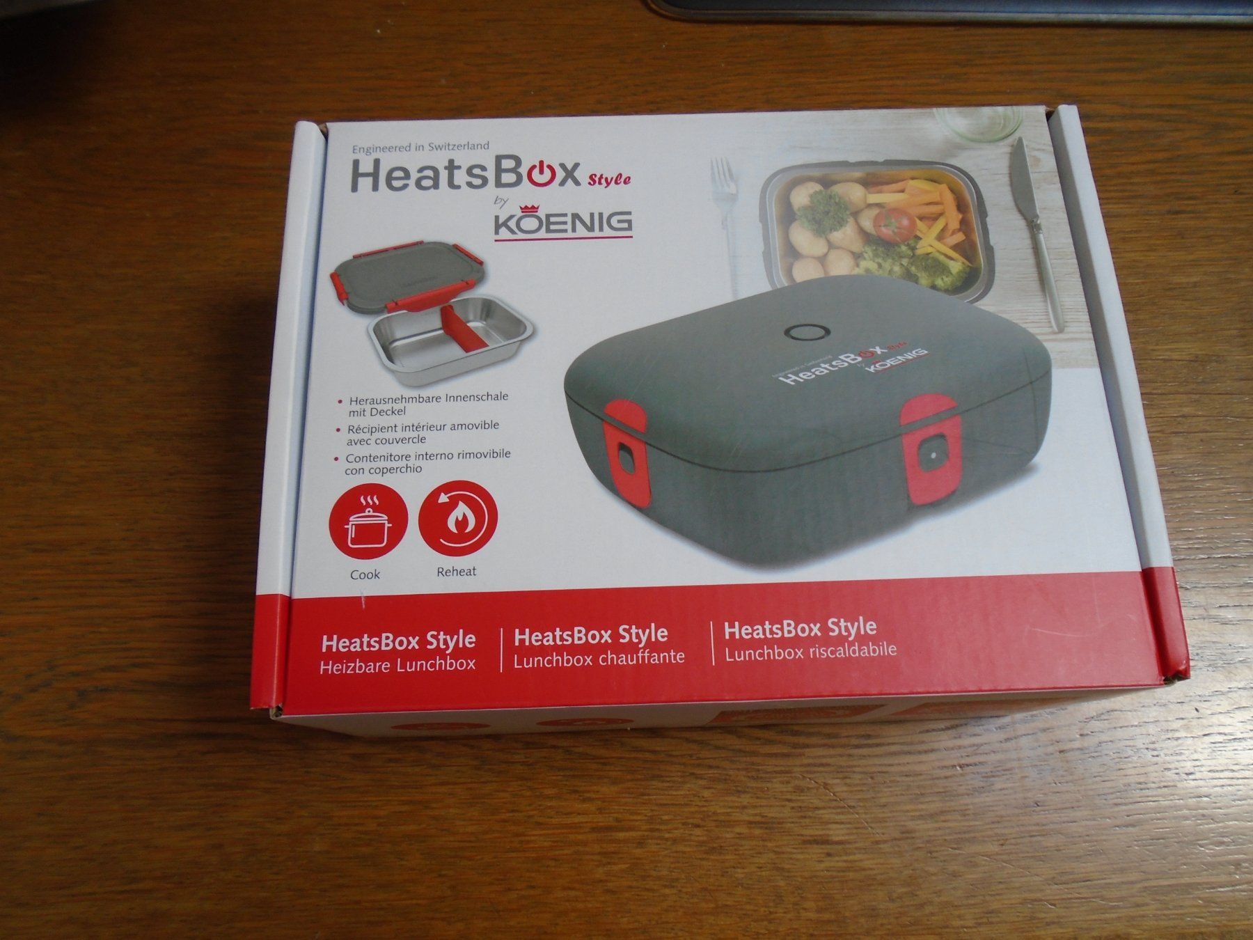 Contenitori & Simili: HeatsBox Style KOENIG Heizbare Lunchbox neu – Nuovo e nell'imballaggio originale da Niederlenz venduto da Cedros58
