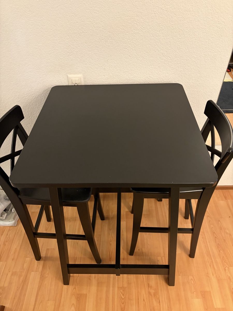 Ikea Tischset: IKEA Bar table and chairs from wood – Gebraucht aus Zürich von ais_cg8r 3