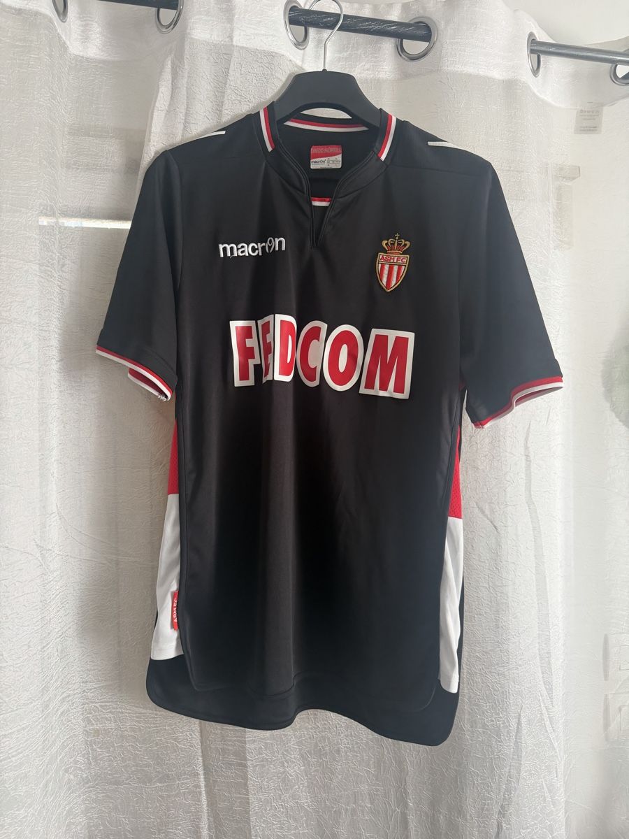 Canottiere & Pantaloni: Maillot Monaco Macron, taille XL, 2013-2014 – Usato da Genève venduto da sho_67qj