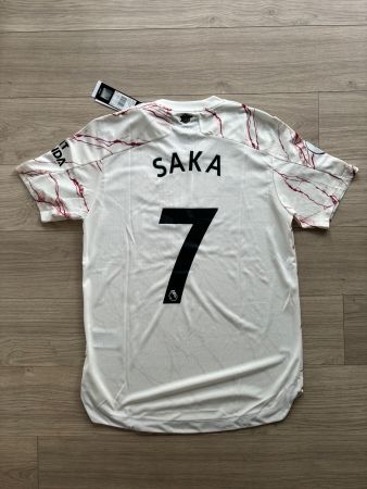 2020-21 Arsenal Authentic Away Shirt Saka #7 (M)