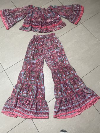 Boho Hippie Bluse und Hose