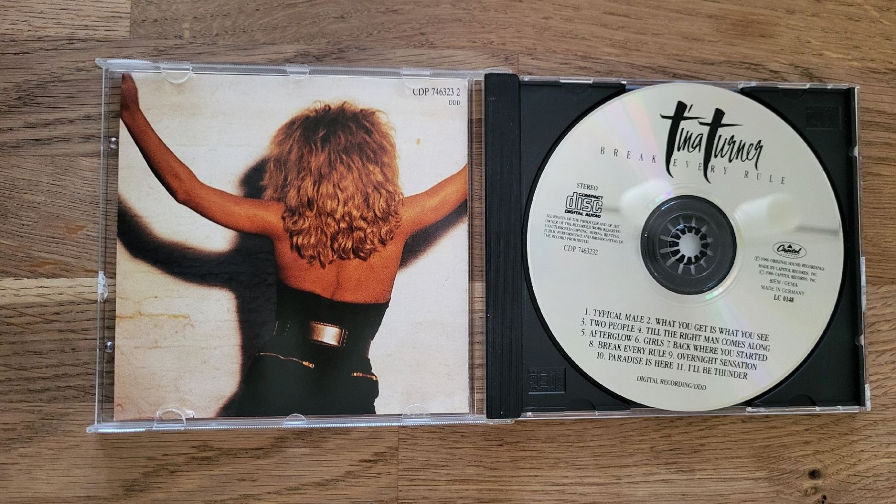 CDs: Tina Turner - Break every Rule – Gebraucht aus Gossau SG von tano09 2