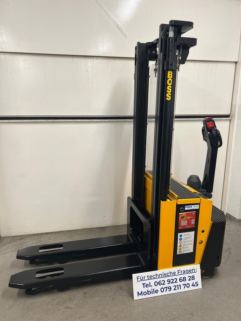 Carrelli elevatori e a forche: STEINBOCK Elektro-Deichselstapler 1.3 ton, 3.2 m, Initialhub – Usato da Aarwangen venduto da fsa-maschinen 1