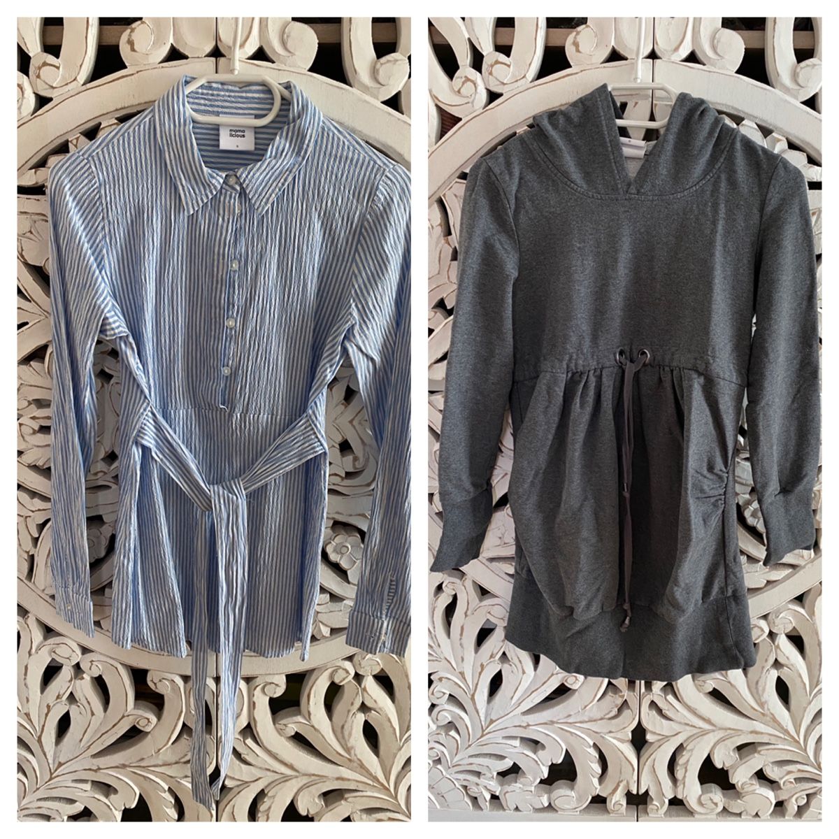 Lotti di vestiti: Umstandsmode (Bluse, Pullover), Gr. S – Usato da Olten venduto da Asta73