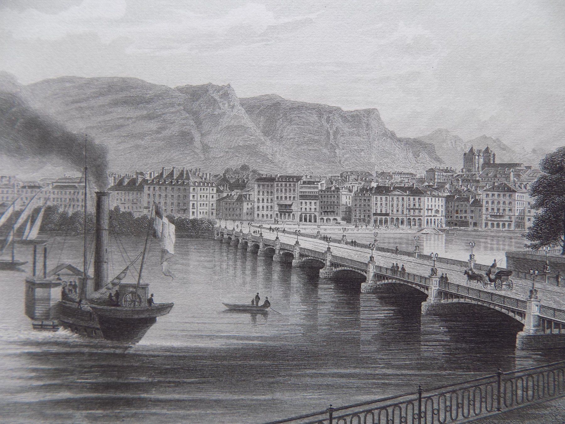 Stiche: Genève pont Montblanc – Gebraucht aus Risch von Rischli15 3