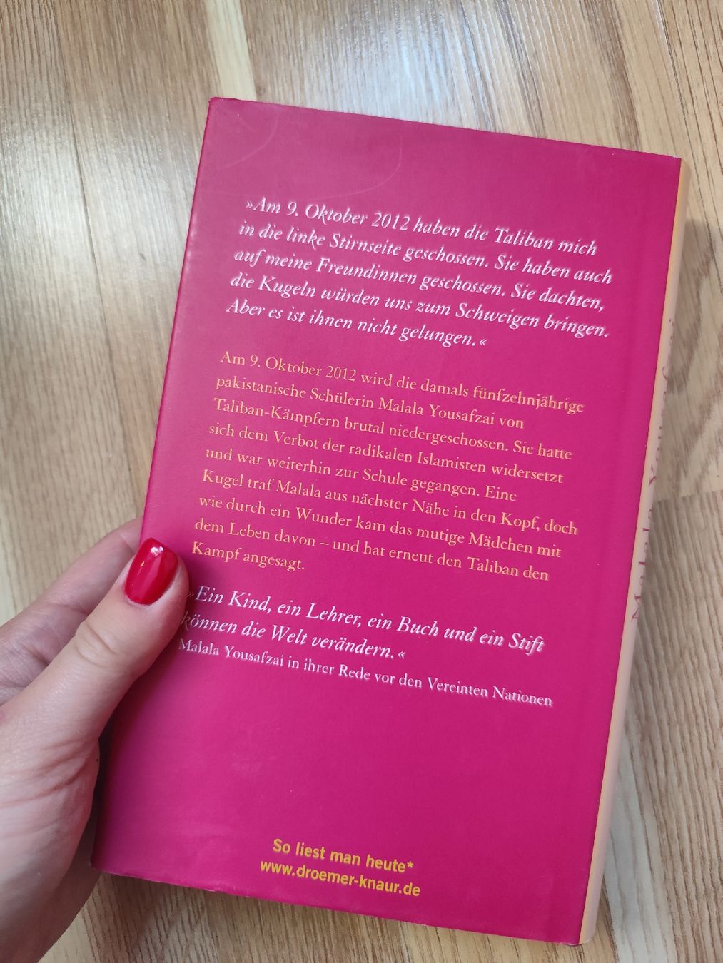 Libri: Malala Yousafzai Memoir: "ich bin Malala" - Must Read! – Usato da Mägenwil venduto da VintageGirly 1