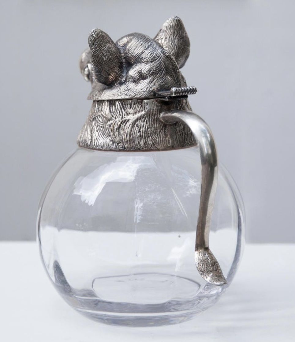 Caraffe: Wildschwein versilberte Karaffe , Spanien, 1970er Jahr – Nuovo (secondo la descrizione) da Urnäsch venduto da Ursjack 2