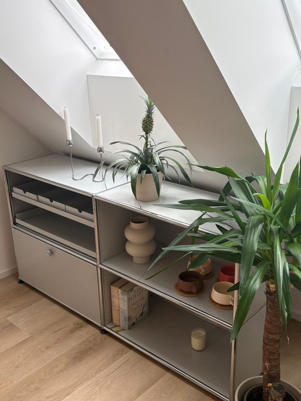 USM Cassettiere: USM Haller Sideboard, 2. Gen, Grau, Regal, Kommode, Top – Usato da Zürich venduto da mir_hpt8 7