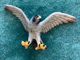 Bullyland Wanderfalke Spielzeug Figur, 10,5 cm