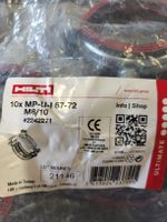 6 Stück Hilti Rohrschellen MP-U-I 67-72