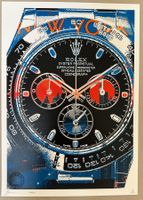 Death: Rolex Oyster Blue, POP Art, signiert 71/100