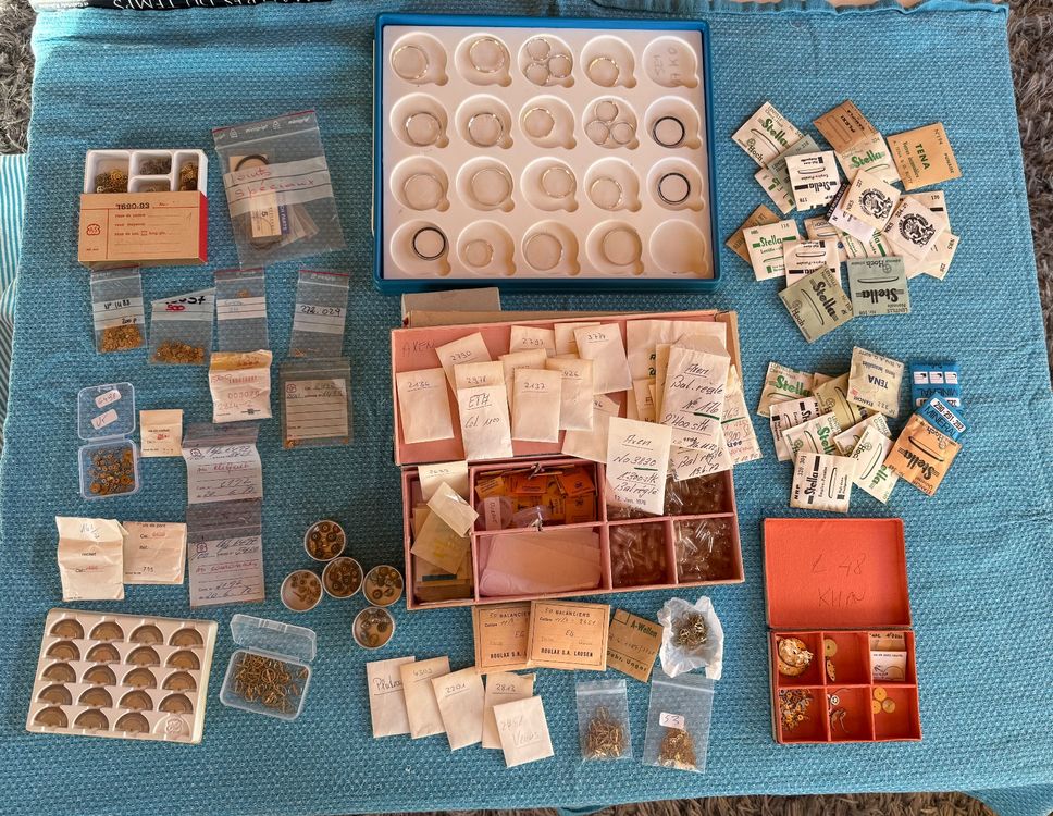 Lot De Pièces D'horlogerie Pour Montre - Mouvement Ou Pièces ETA 1201 - Neuf Sans étiquette, Pour Réparation Ou Modding