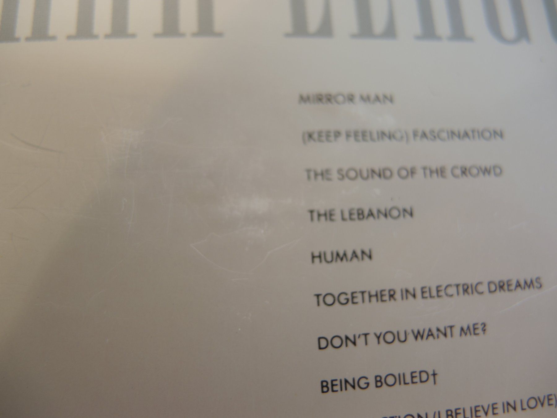 CD: Human League - Greatest Hits - CD – Usato da Rorschach venduto da maeck8 3