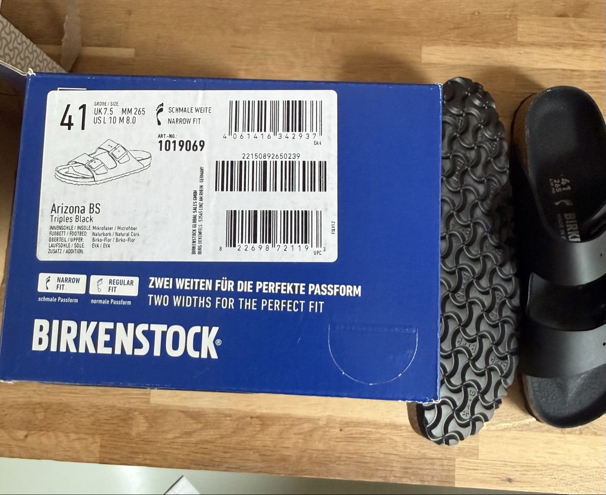 Birkenstock Scarpe da uomo: Birkenstock arizona triples black – Nuovo e nell'imballaggio originale da Minusio venduto da morga1984 1