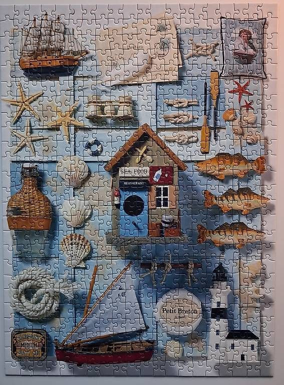 Puzzle: Ravensburger Puzzle 500 Teile "Maritimes Flair" – Usato da Dintikon venduto da Rosenqueen 1