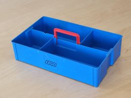 Original Lego Storage Box blue blau