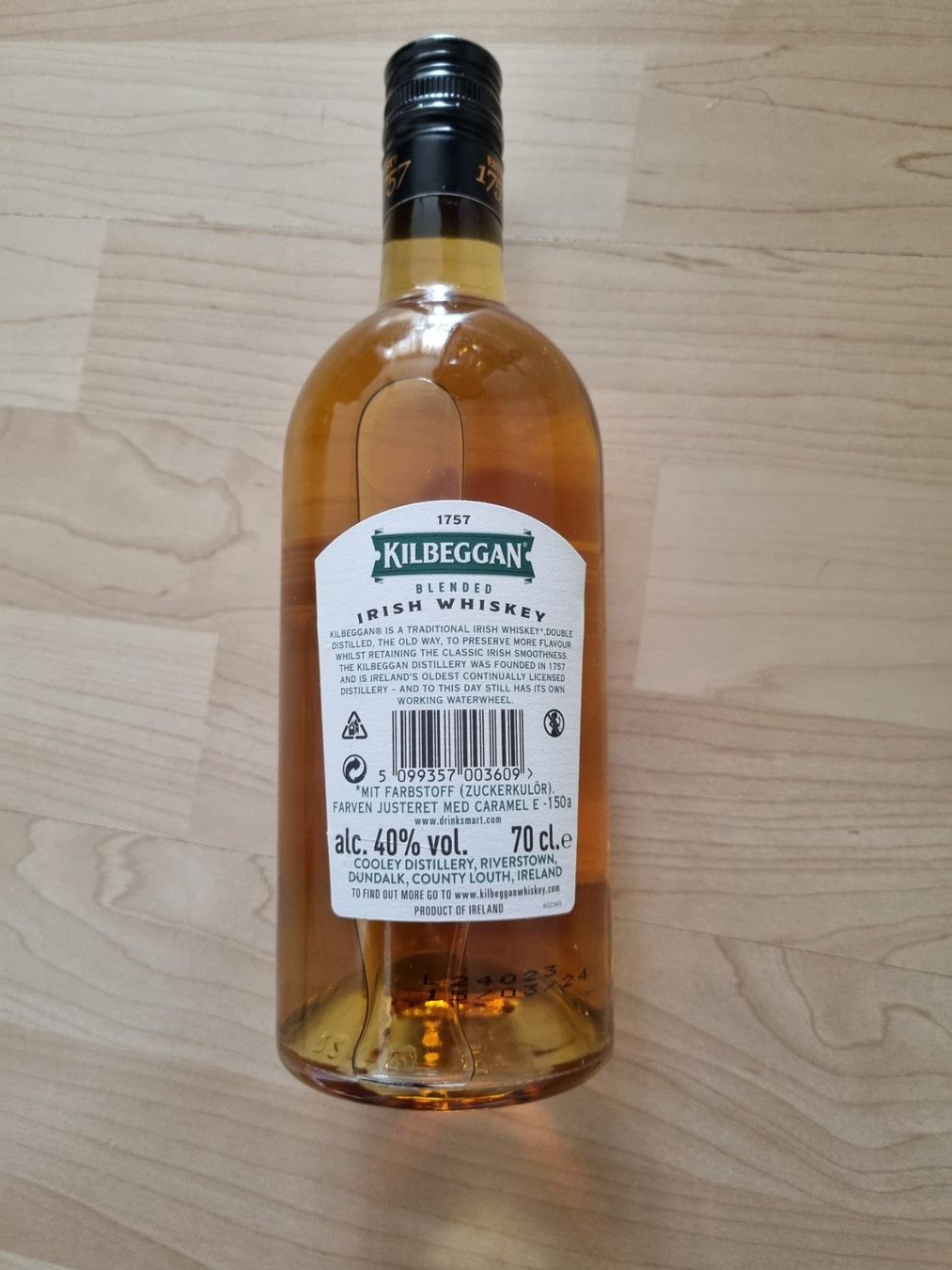 Spirituosen: Kilbaggan Irish Whisky – Neu und originalverpackt aus Ostermundigen von aydin014 1