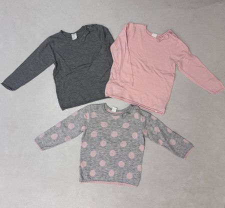 3 Langarm Oberteile, Pullover Gr. 92 und 98