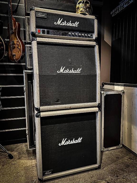 Marshall Amplificatori: Marshall Silver Jubilee 2553 Full Stack Tête +2 2x12 – Usato da Montreux venduto da Alligator-AMPS