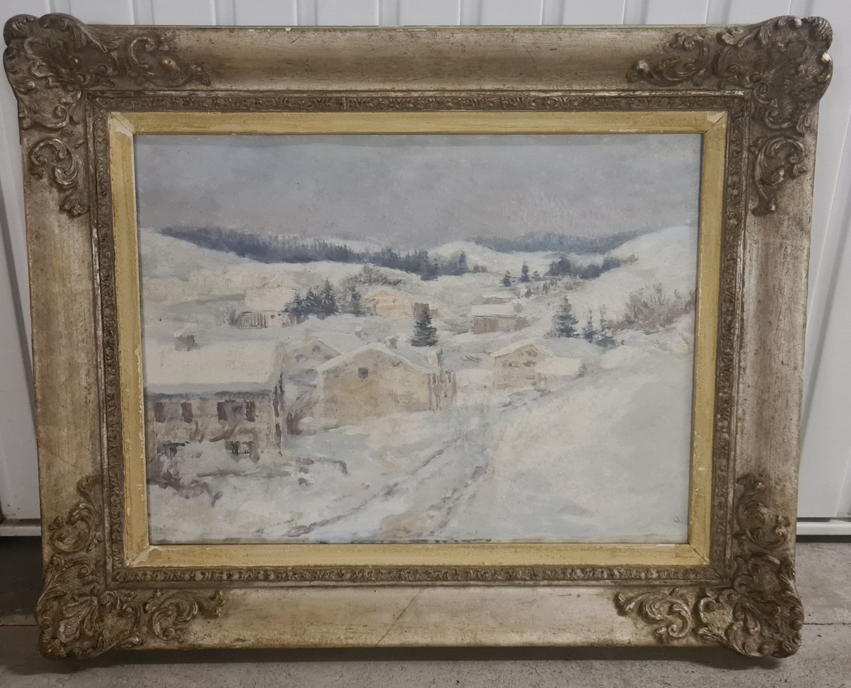 Dipinti: Gemälde Winterlandschaft – Usato da Hauptwil venduto da Schwertfisch24