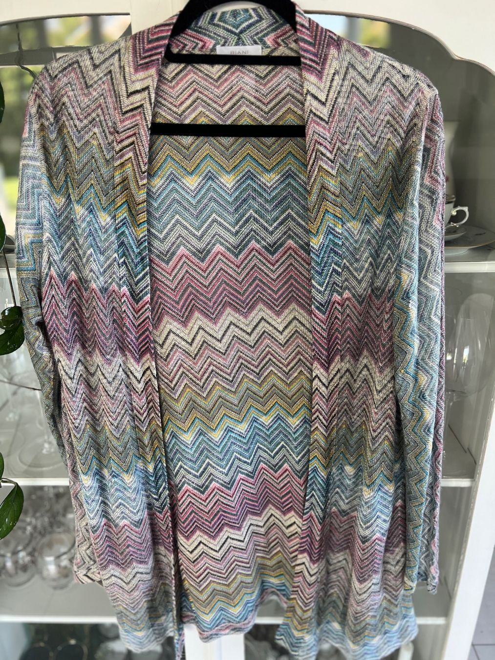 Riani Giacche: Riani- Bunte Sommer-Strickjacke, Grösse M, – Usato da Ebmatingen venduto da Mistelu 1