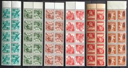 1938-48 / Schweiz Kehrdrucke Postfrisch **