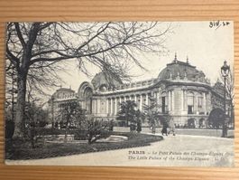 Antike Karte, FRANCE, PARIS, Petit Palais des Champs-Elysées