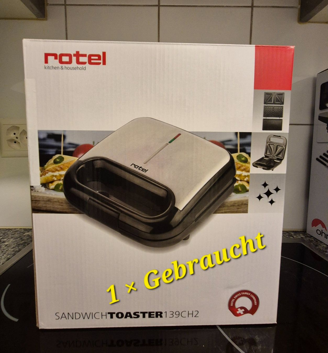 Elettrodomestici da cucina: Fondue Set & Sandwich Toaster – Nuovo (secondo la descrizione) da Mellingen venduto da Loewe2006 1