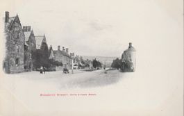 old UK Postcard BROADWAY STREET W. LYOON ARMS Smith's series
