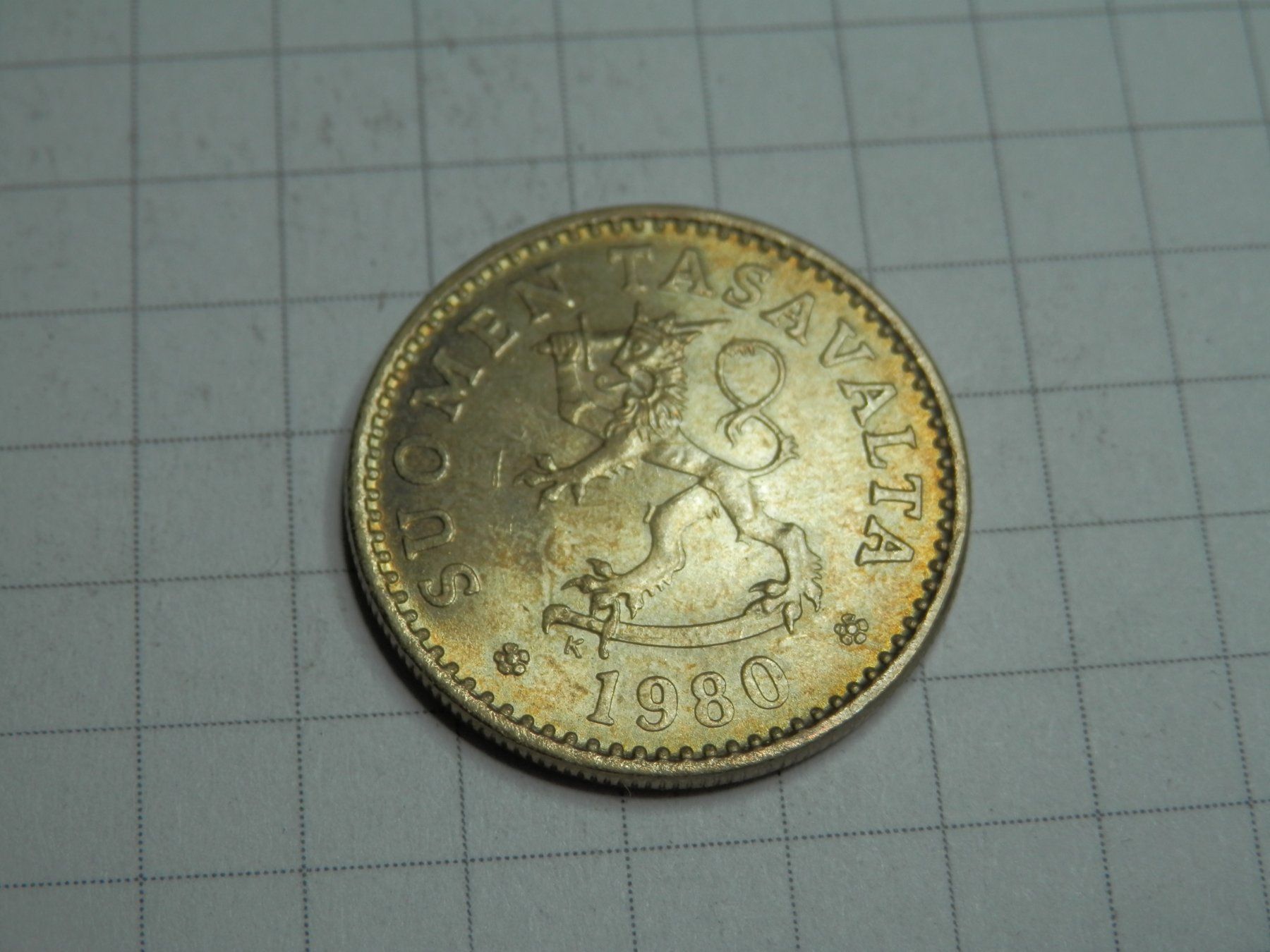 Tutti le monete: Finnland 10 Penny, 1980 – Usato da Weiach venduto da weiach81
