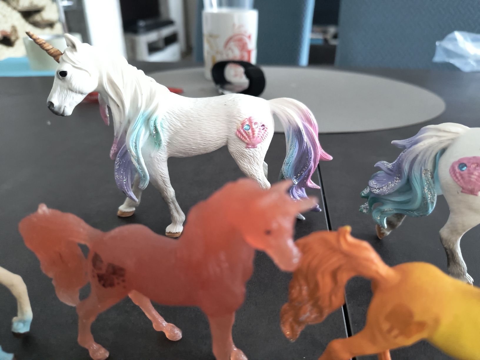 Schleich Figuren: Konvolut Spielfiguren Einhörner Schleich 10 Stk. – Gebraucht aus Würenlingen von Striga 4