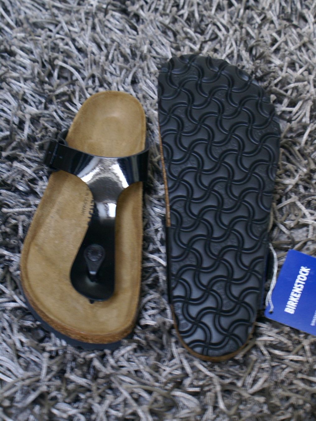 Birkenstock Scarpe da donna: Birkenstock, Gizeh, Gr. 37, schwarz, NEU – Nuovo e nell'imballaggio originale da Wattwil venduto da glueck 3