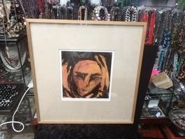 HUILE SIGNÉE ET DATÉE 92 AU DOS