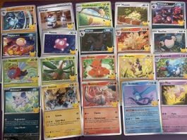 Pokémon 30 ans lot de carte FR