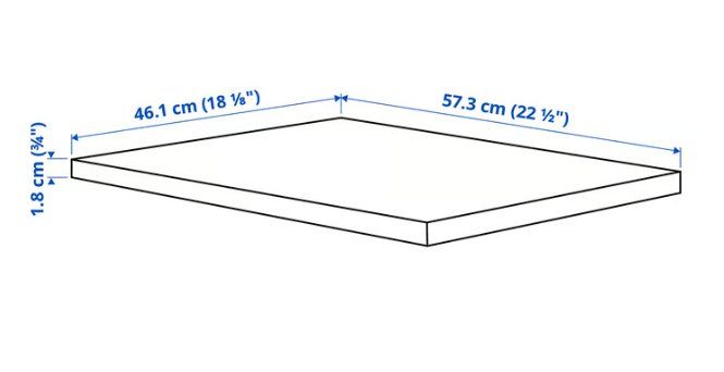 Ikea Armadi: Ikea Komplement Boden weiss 58x50cm (2/2) – Usato da Zürich venduto da mil_d5v9