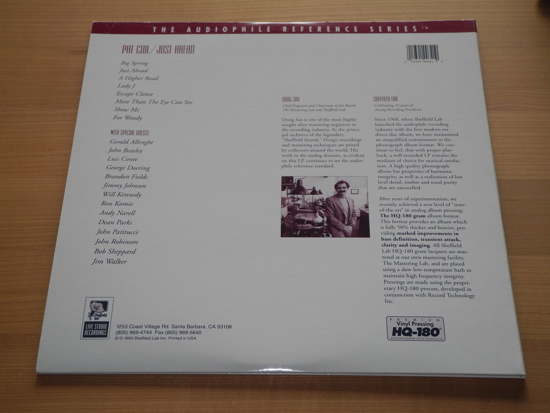 Schallplatten: PAT COIL: JUST AHEAD - SHEFFIELD LAB - LIMITED EDITION – Neu (gemäss Beschreibung) aus Fahrwangen von Swirl2 4