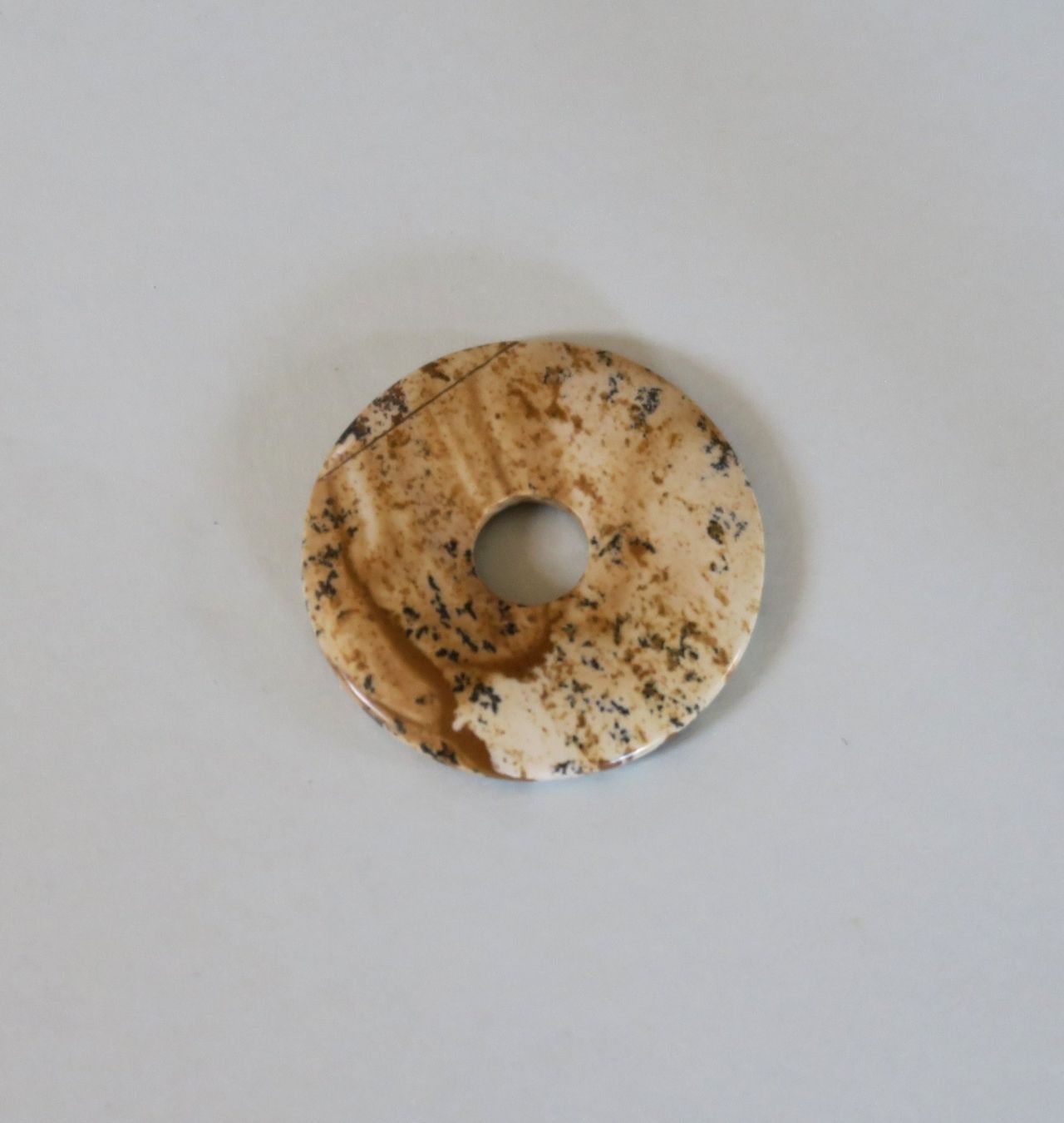 Ciondoli: Anhänger Donut Landschaftsjaspis – Nuovo (secondo la descrizione) da Brittnau venduto da marlenestone 2
