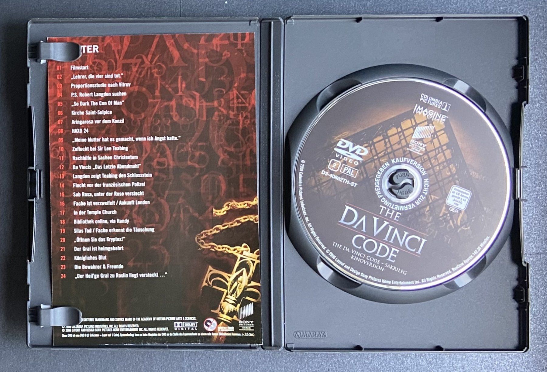 Alle DVDs: DVD  "The Davinci Code Sakrileg" Tom Hanks – Gebraucht aus Böckten von Hansi36 1