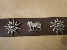 Appenzeller Chüeli-Gürtel , Leder, braun