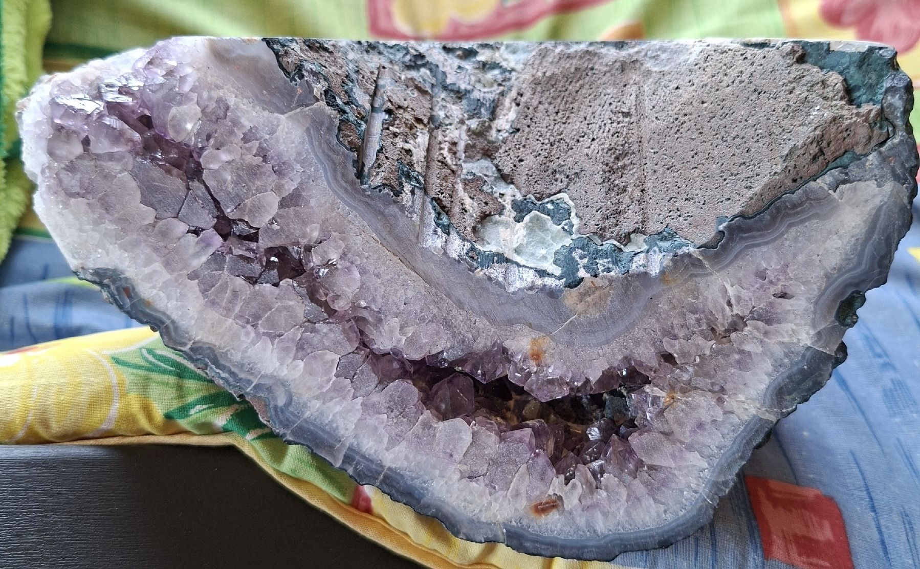 Pietre preziose: Amethyst Geode aus Südamerika 5 Kg – Usato da Ipsach venduto da jpbo 8