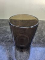 Zahnputzglas braun getöntes Glas gebraucht guter Zustand