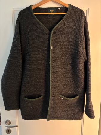 Strickjacke h.moser anthrazit Top Zustand