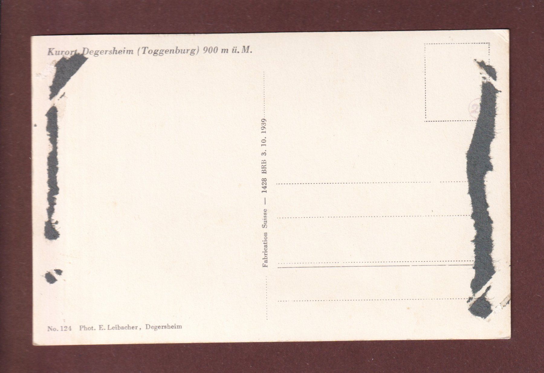 Cartoline postali: DEGERSHEIM – Usato da Pully venduto da nicecards 1