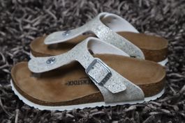 Birkenstock Kids, Gizeh, Gr.30, silber Glitzer, NEU