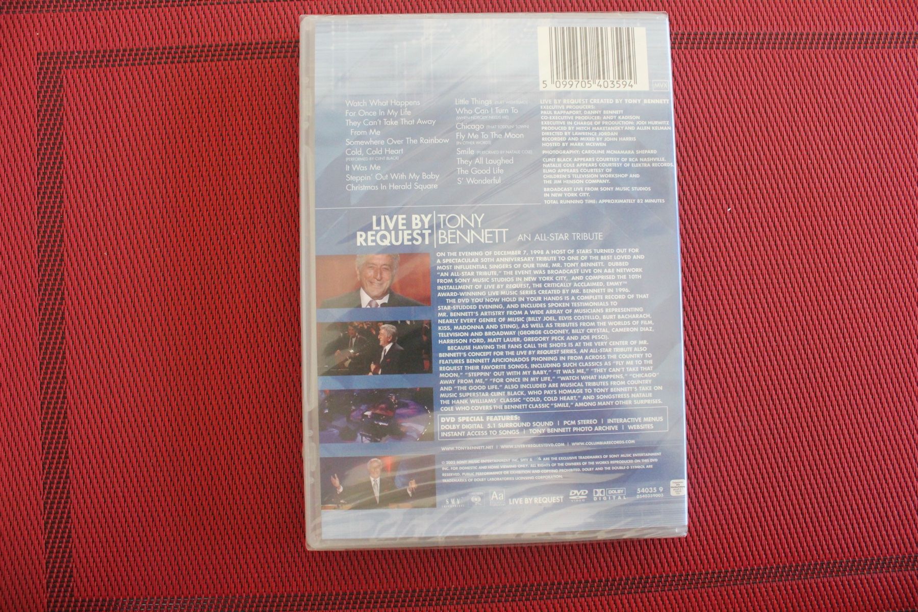Tutti i DVDs: Tony Bennett : Live by Request (DVD)(2145) – Nuovo e nell'imballaggio originale da Geroldswil venduto da Schlumpfine1973 1